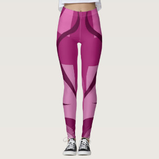 Leggingar med blått avslappnad leggings