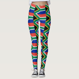 Leggingar med flagga av syd-Afrikan Leggings