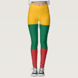 Leggingar med flagga i Litauen Leggings<br><div class="desc">Visa upp ert baltiska pride i stil med dessa öga-fångstbalkar som visar Litauens flagga! De här pulserande lagarna är designade för både komfort och yttrandefrihet och visar den djärva trifärgen hos den litauiska flagga - gult, grönt och rött - i ett dynamiskt och snyggt mönster. Oavsett om du är på...</div>