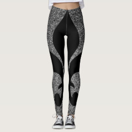 Leggingar med Fransk Fleur-de-lis Leggings