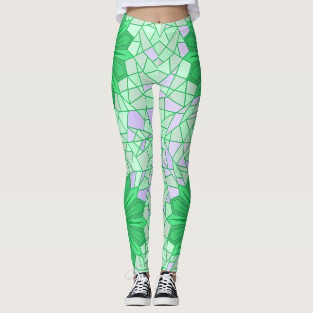 Leggingar med grönt leggings (Framsida)