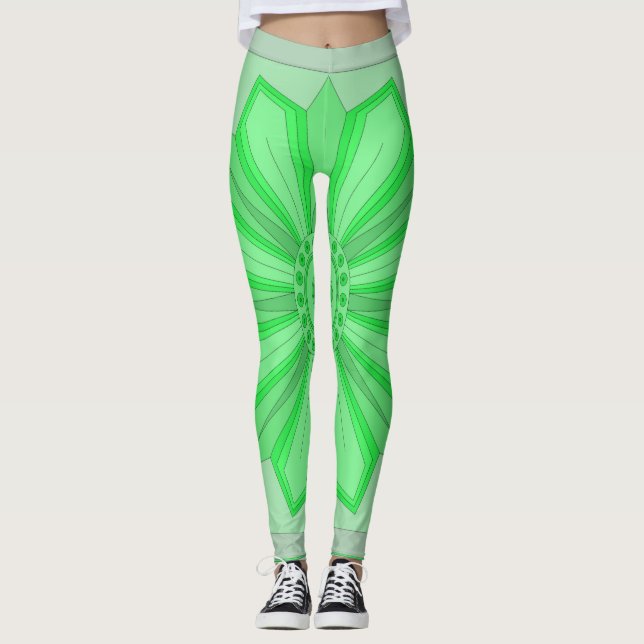 Leggingar med grönt leggings (Framsida)