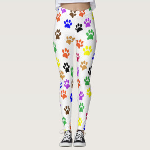 leggingar med kattpotesavtryck leggings
