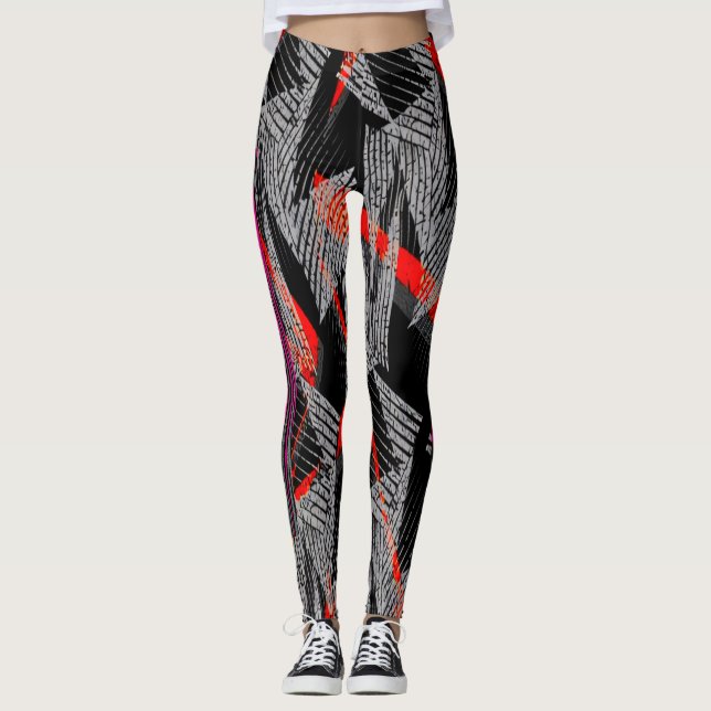 leggings abstract | modern sporty style (Framsida)