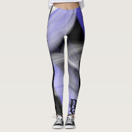 Leggings Abstrakt Trend Lavender Violet