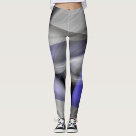 Leggings Abstrakt Trend Lavender Violet