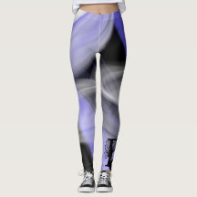 Leggings Abstrakt Trend Lavender Violet
