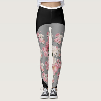 Leggings Activewear Athleisure ComfortBlear-blomma