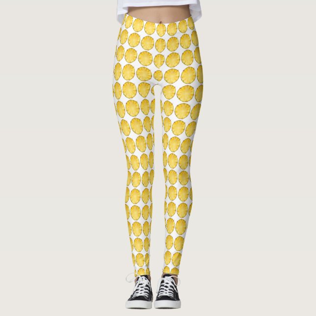 Leggings - Ananas skiva (Framsida)