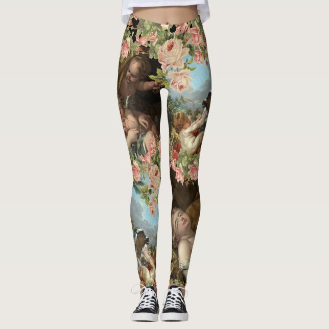 Leggings angels cherubins art of Boucher (Framsida)