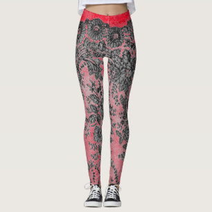 Leggings ANTIQUE SNÖRE MÖNSTER