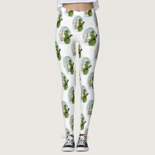 Leggings av snögubbe soldat christmas julafton