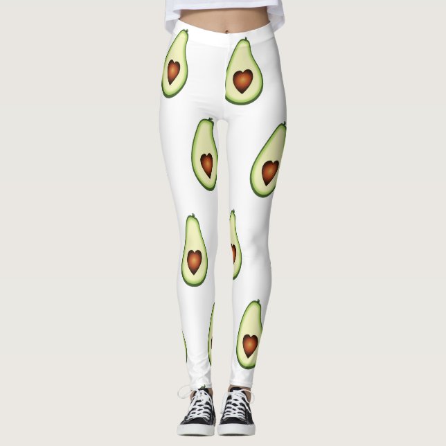 Leggings - Avokado (Framsida)