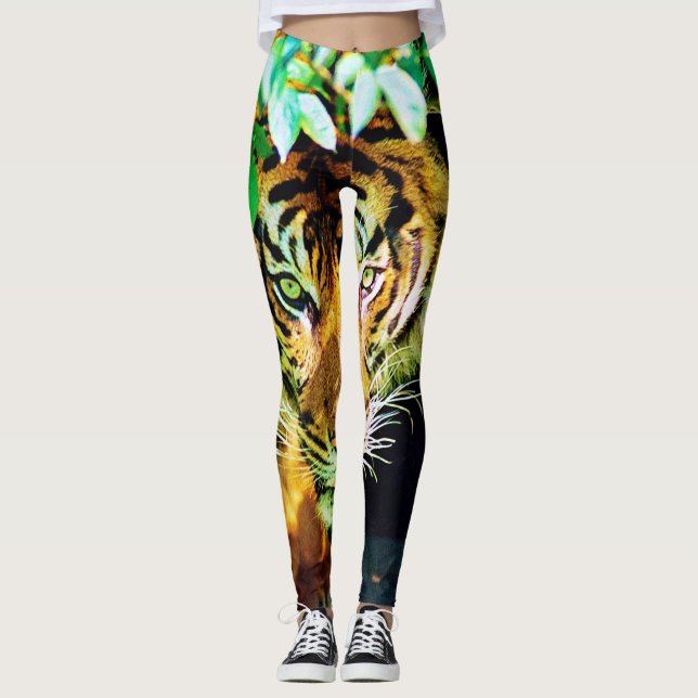 Leggings bengalisk tiger (Framsida)