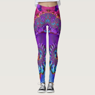 Leggings ~ blå lila rosa ~ Original