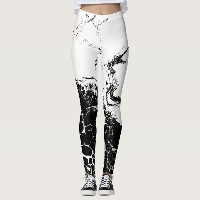  Leggings blanco y negro (Framsida)