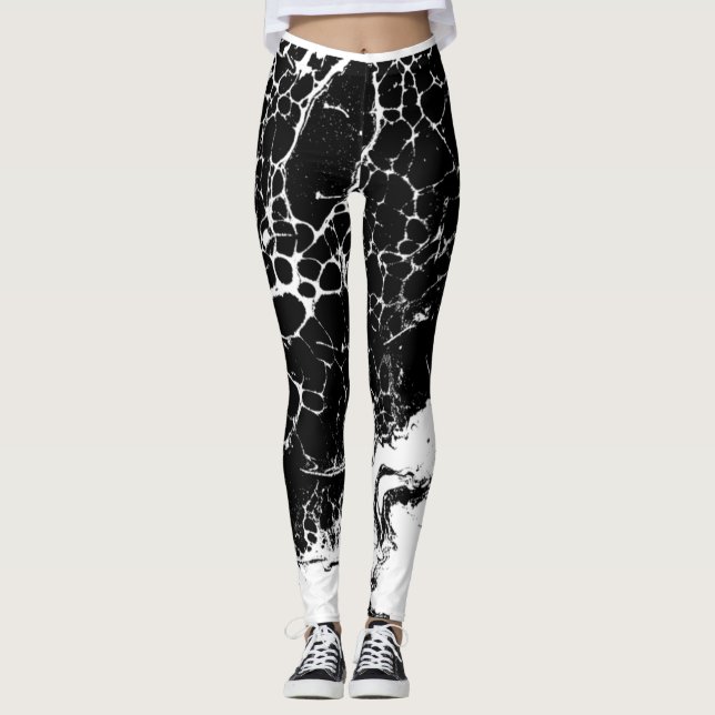  Leggings blanco y negro (Framsida)
