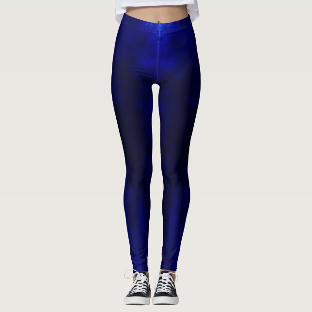 Leggings - Blau marmoriert (Framsida)