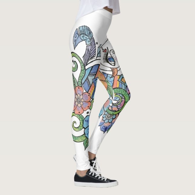 Leggings Byxor henna (Höger)