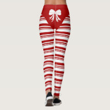 Leggings Candy cane jul