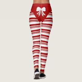Leggings Candy cane jul