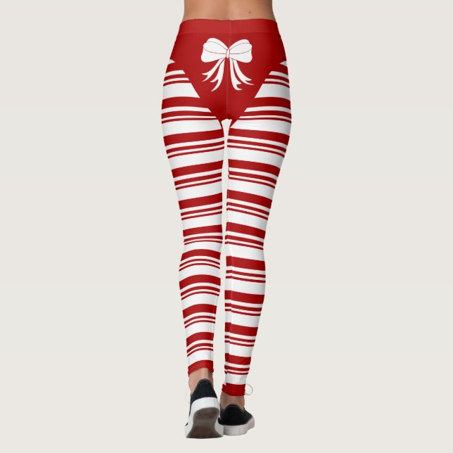 Leggings Candy cane jul (Baksida)