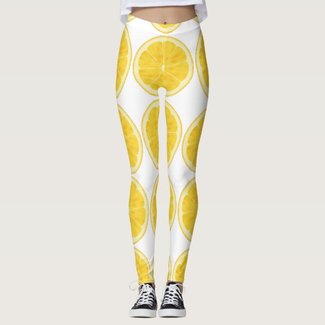 Leggings - Citron skiva (Framsida)