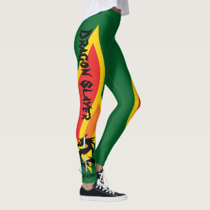 Leggings Dragon Sayer Ditt namn Utför Byxor