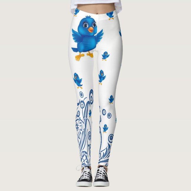leggings fåglar (Framsida)