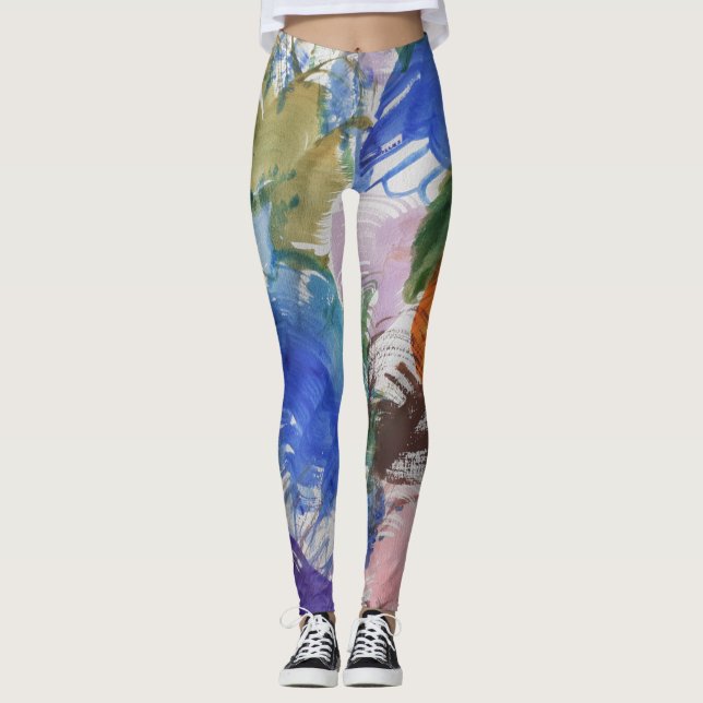 Leggings färg Stänk (Framsida)