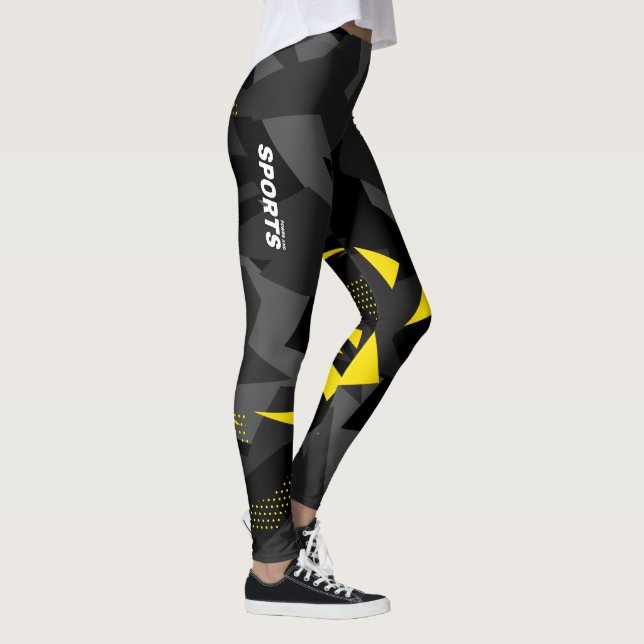 Leggings femme design sport (Höger)