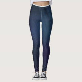 Leggings för Fitness-komprimering - Blå Natten Him