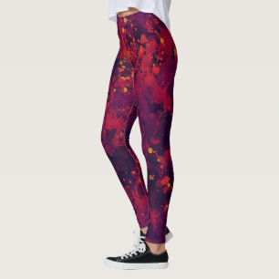 Leggings för höst-sunset Dam