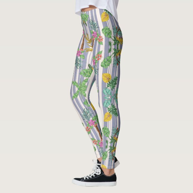 Leggings för höstBlommar (Vänster)