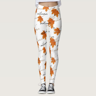 Leggings för hösttema