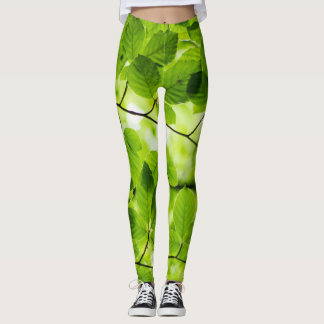 Leggings för kvinnor | Eco Fitness Blad