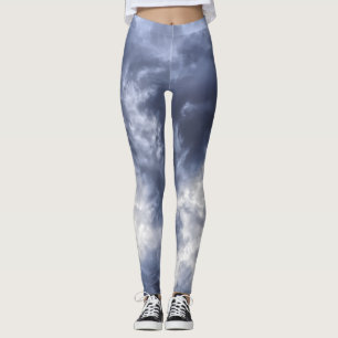 Leggings för kvinnor   Eco Fitness Clouds & Himlar