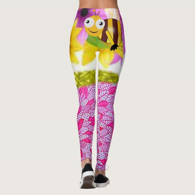 Leggings för mors dag Humla (Baksida)