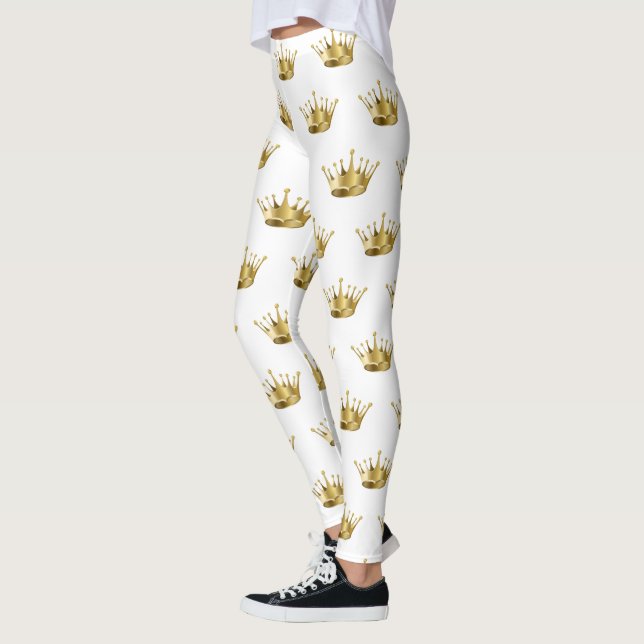 Leggings-Guld-Krona Leggings (Vänster)