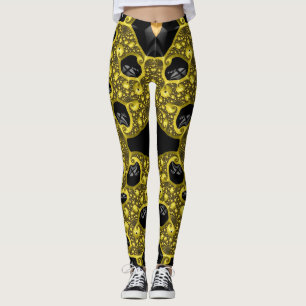 Leggings ~ gult black ~ Original