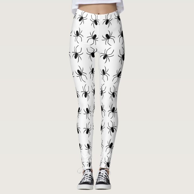 Leggings - Halloween Spiders (Framsida)
