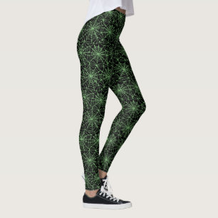 Leggings-Halloween-Spindelnät för kvinnor Leggings