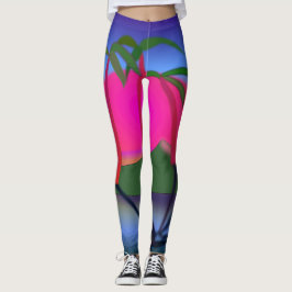 Leggings handflatan Träd