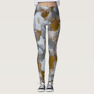 Leggings-Handgjord konst-silver och guld  Leggings