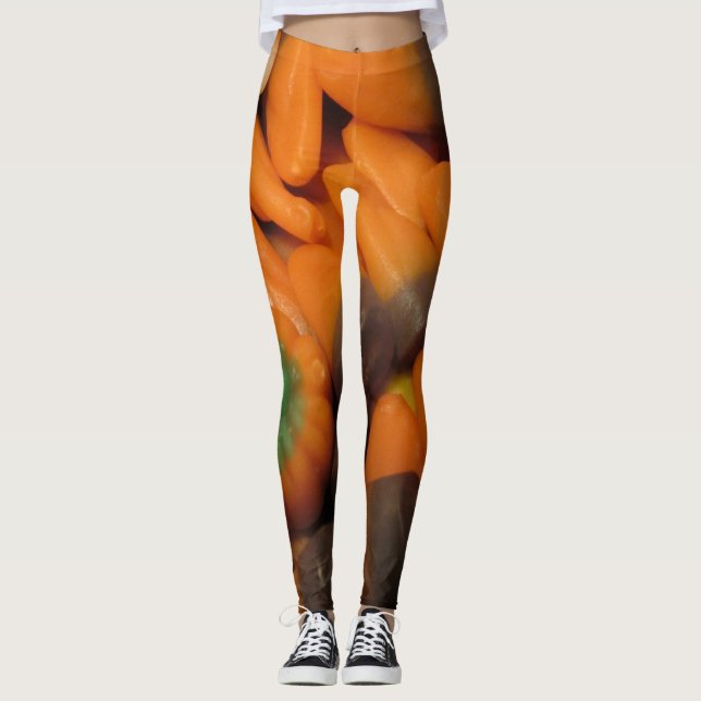 Leggings i höst Candy corn (Framsida)