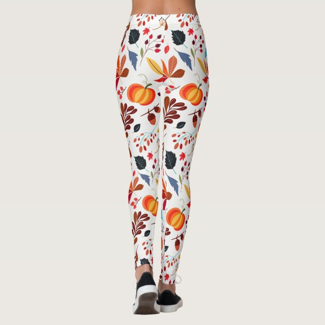 Leggings i höst Mönster (Baksida)