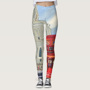 Leggings i London Buss