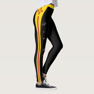 Leggings i new mexico mode, N Mexiko Flagga /sport