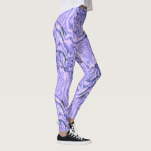 Leggings in Lila Violett Farbe