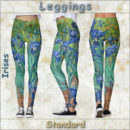 LEGGINGS - "Irises" -Vincent van Gogh